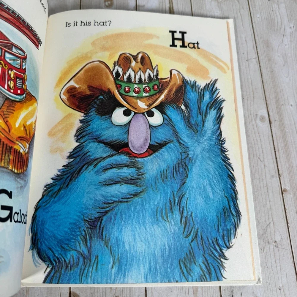 Vintage Sesame Street Book Club Lot 10 HC Kids Books‎ ABC Counting Learning